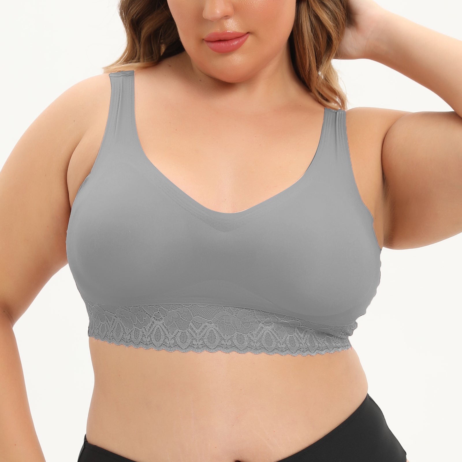 Wirefree Removable Cups Yoga Sport Bra Support Yoga Bra with Removable Cups